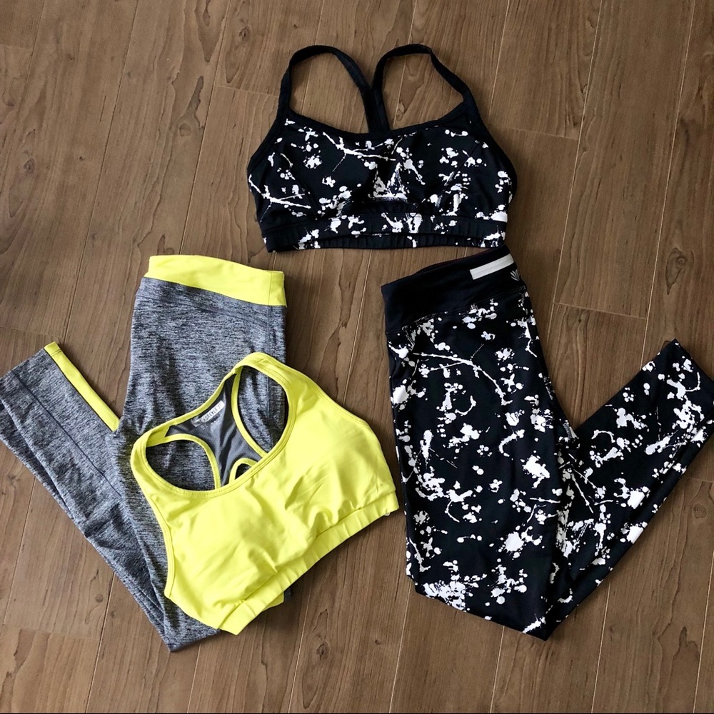 Work out bundle! 2 sports bra/legging sets